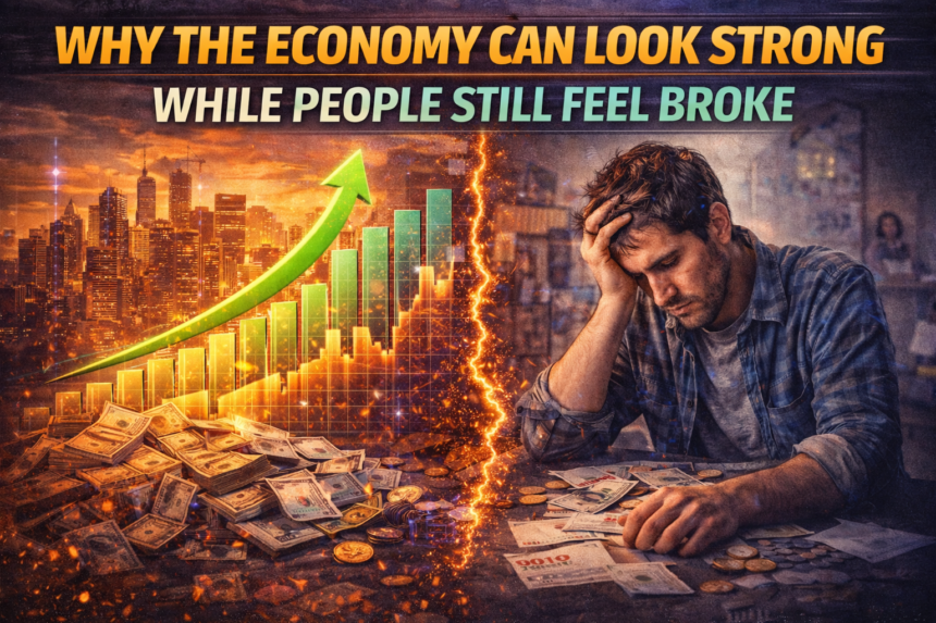 market rise but people are still broke