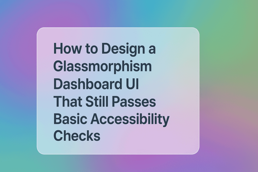 Design Glassmorphism